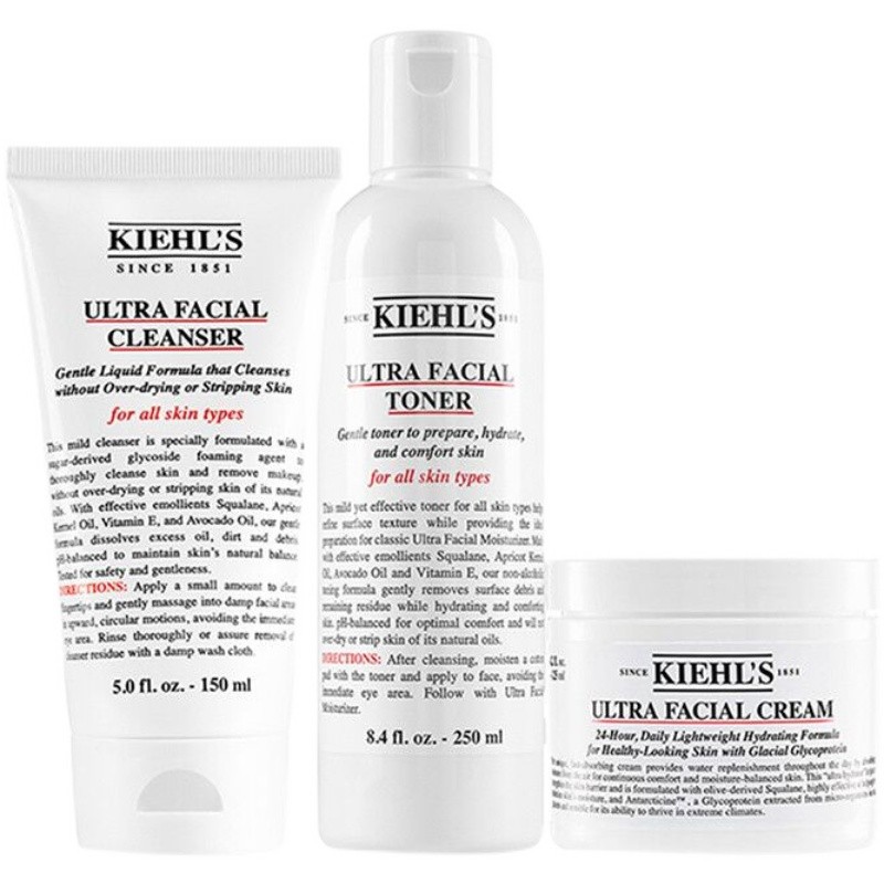 Kiehls科颜氏高保湿三件套