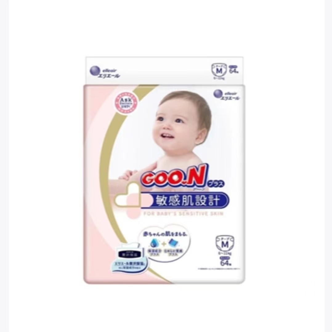 大王纸尿裤M码64枚/包