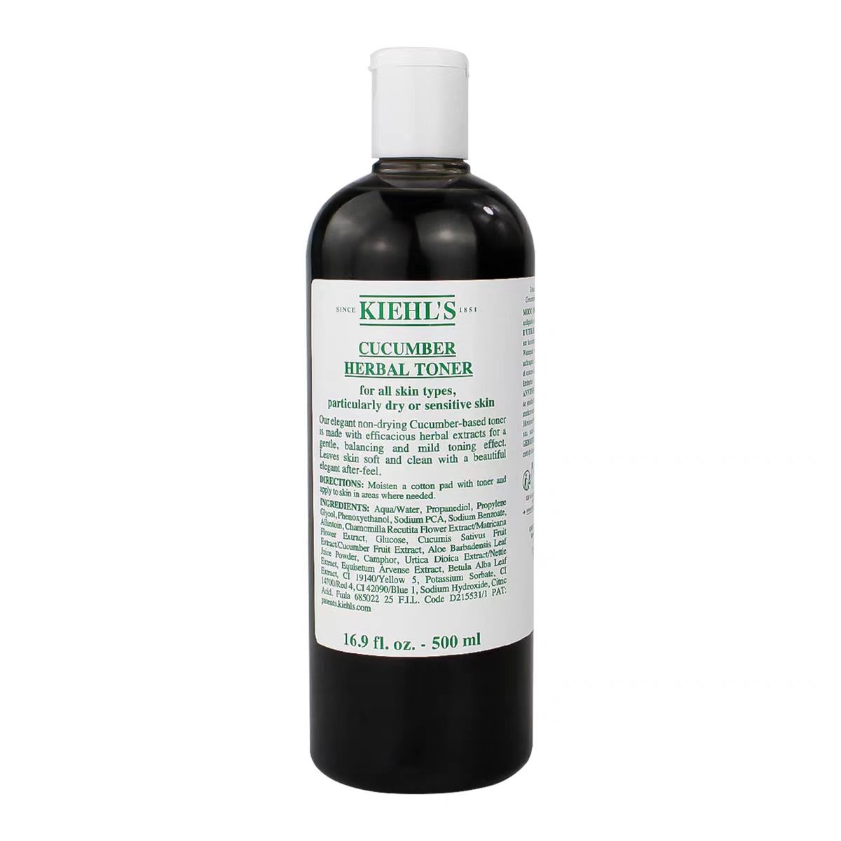 kiehls科颜氏黄瓜植物爽肤水500ml