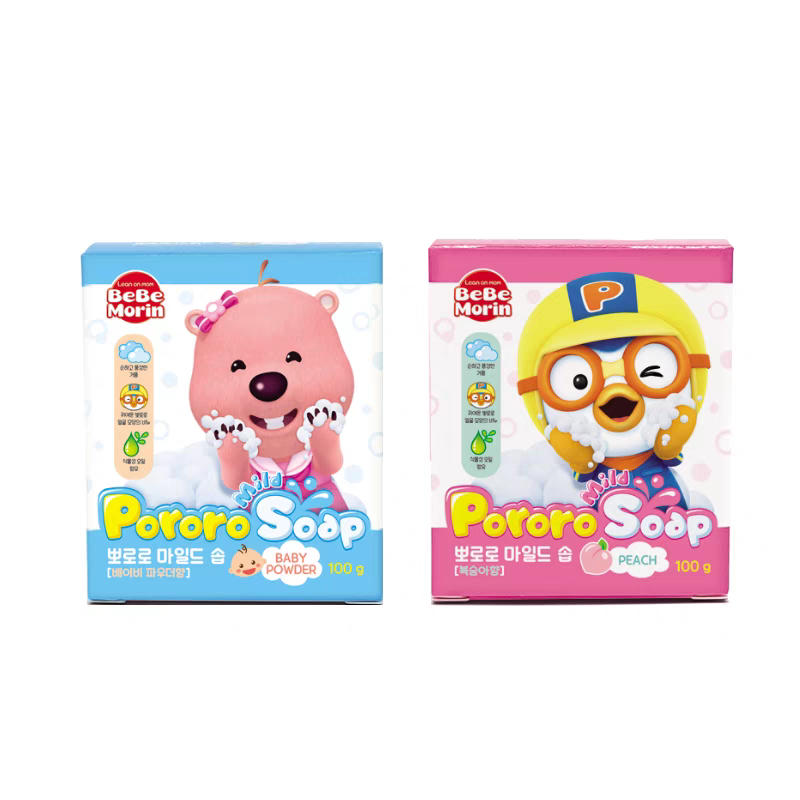 韩国啵乐乐儿童精油皂100g 满白包邮