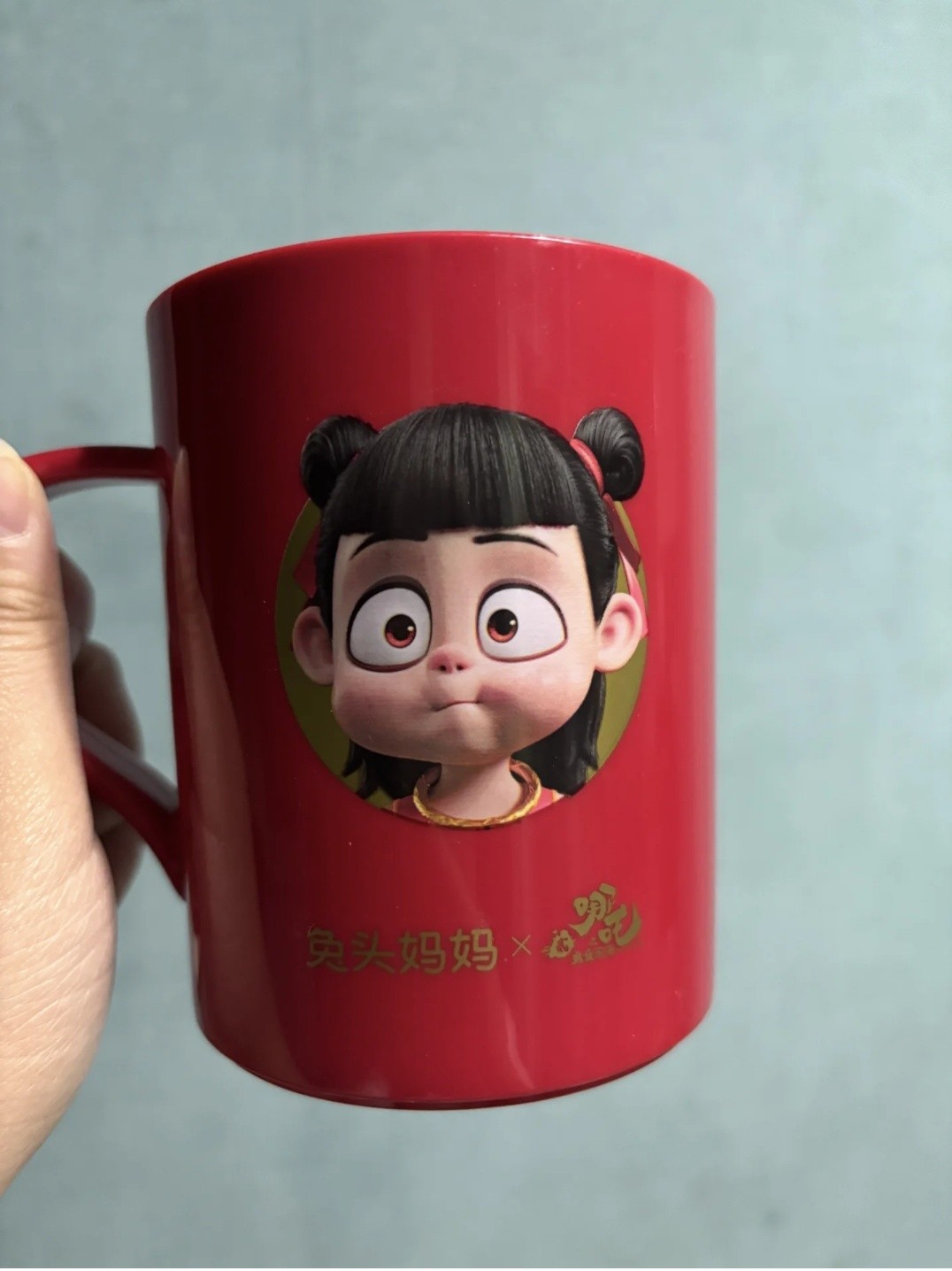 兔头妈妈刷牙杯